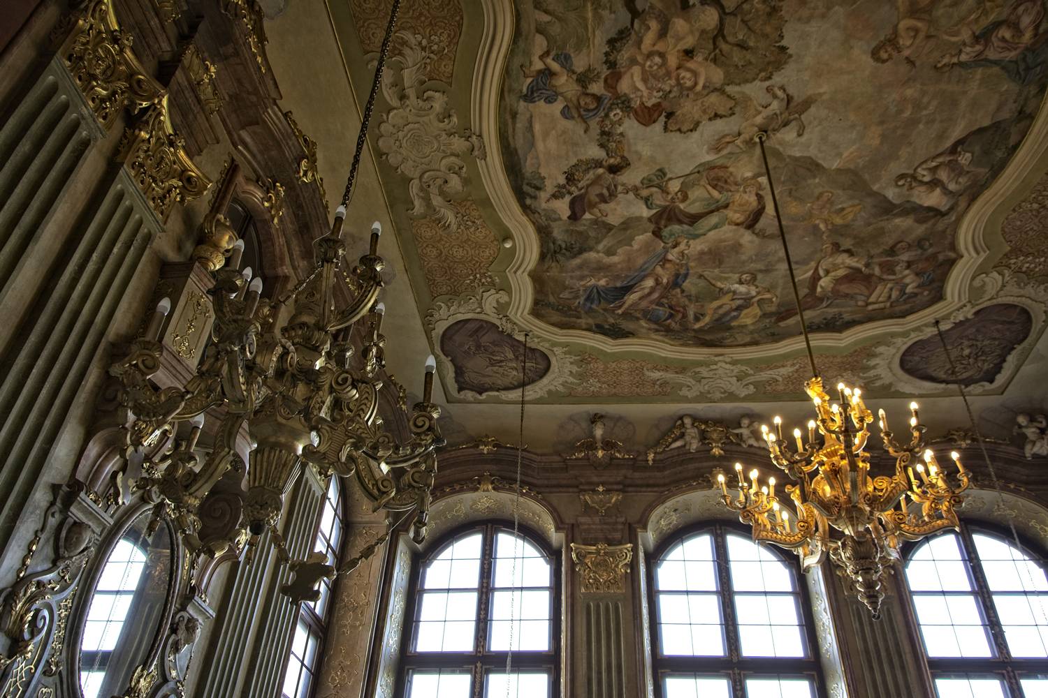 castle ksiaz lower silesia inside the chambers