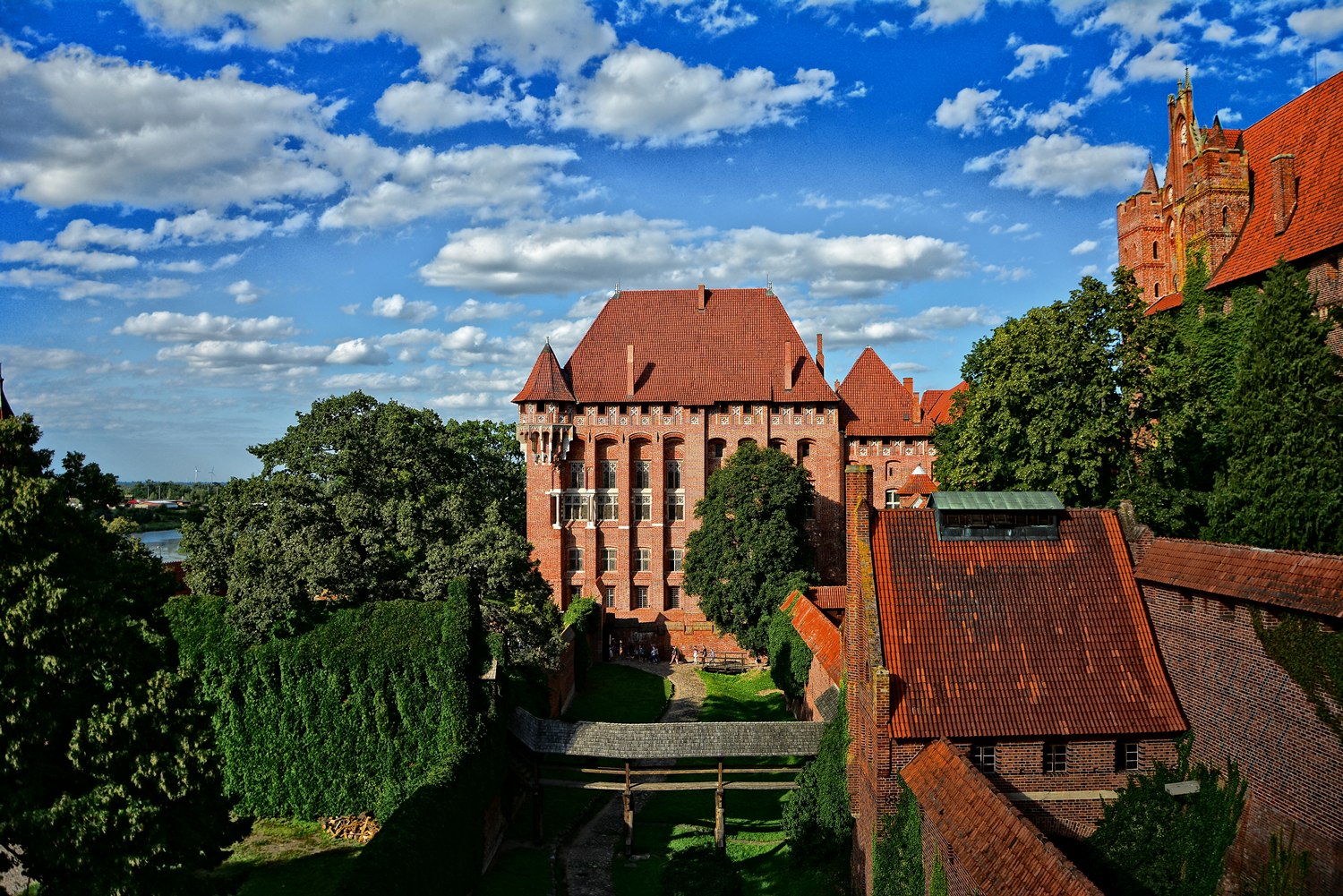 Visiting Malbork castle in Poland