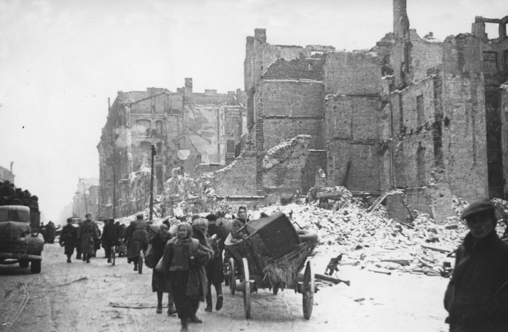 marszalkowska 1945 warsaw after war