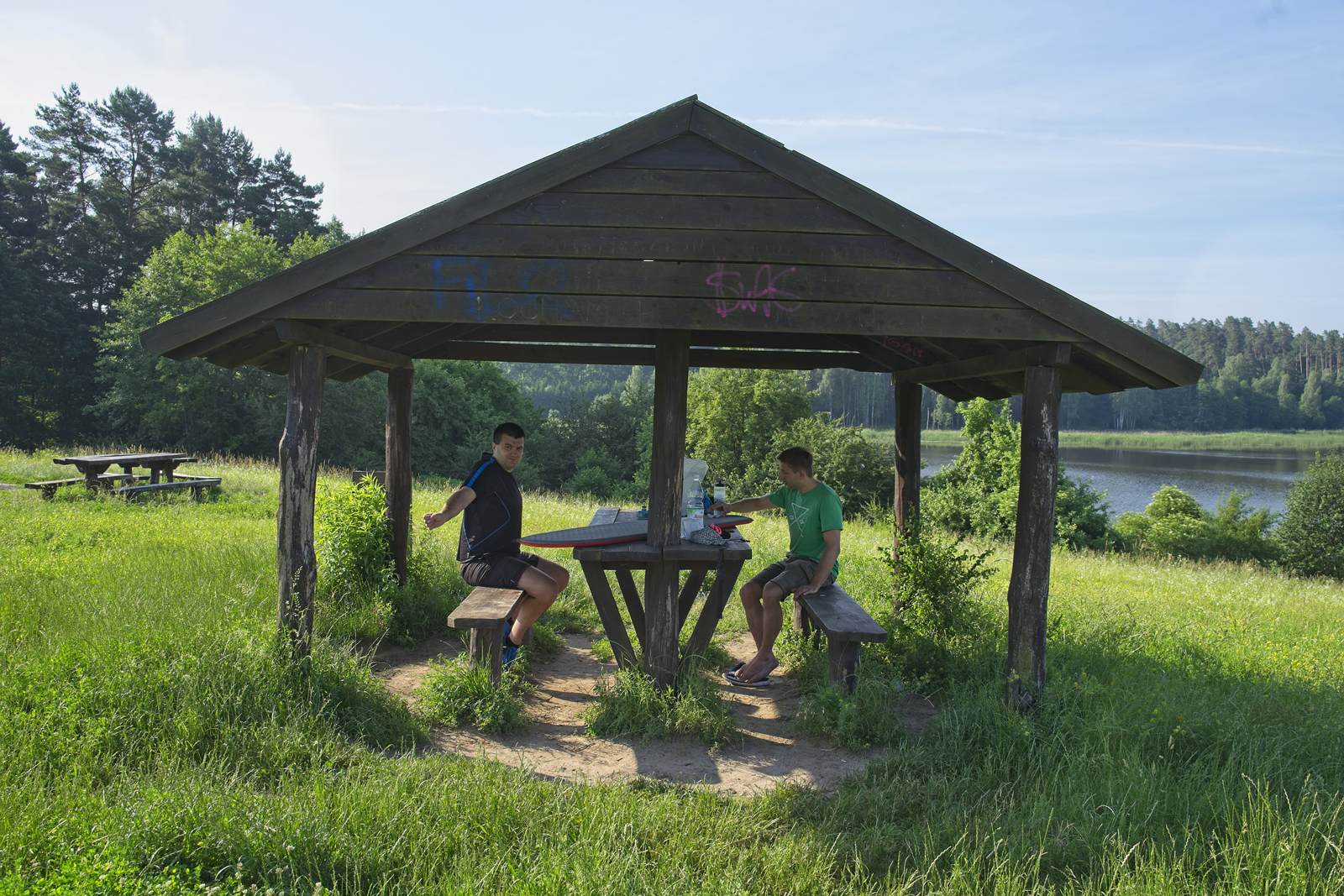 camping in wild poland biking in mazury