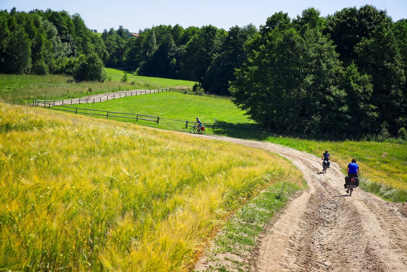 mazury lakes bike trip