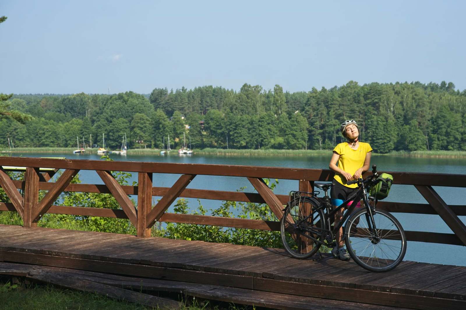 wigry lake biking suwalszczyzna on bike